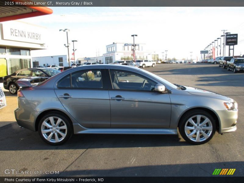 Mercury Gray / Black 2015 Mitsubishi Lancer GT