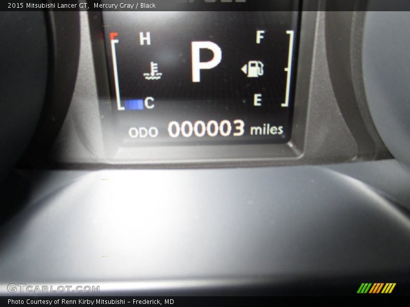 Mercury Gray / Black 2015 Mitsubishi Lancer GT