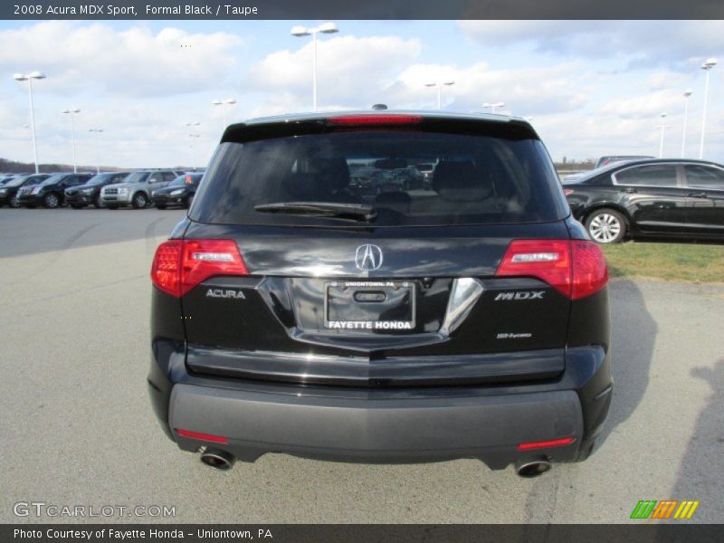 Formal Black / Taupe 2008 Acura MDX Sport