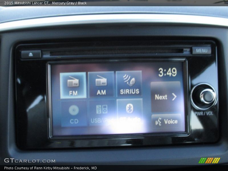 Mercury Gray / Black 2015 Mitsubishi Lancer GT