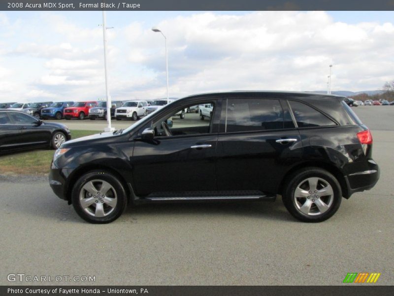 Formal Black / Taupe 2008 Acura MDX Sport
