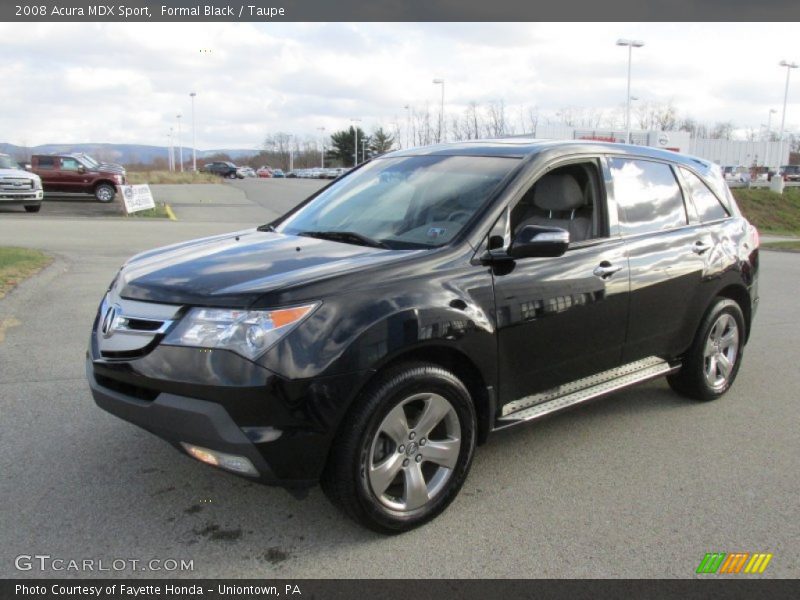 Formal Black / Taupe 2008 Acura MDX Sport