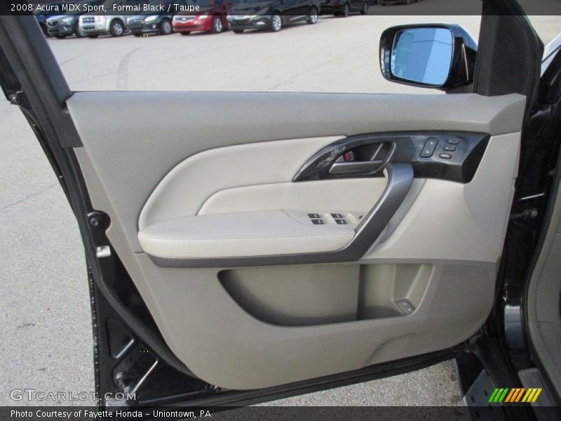 Formal Black / Taupe 2008 Acura MDX Sport