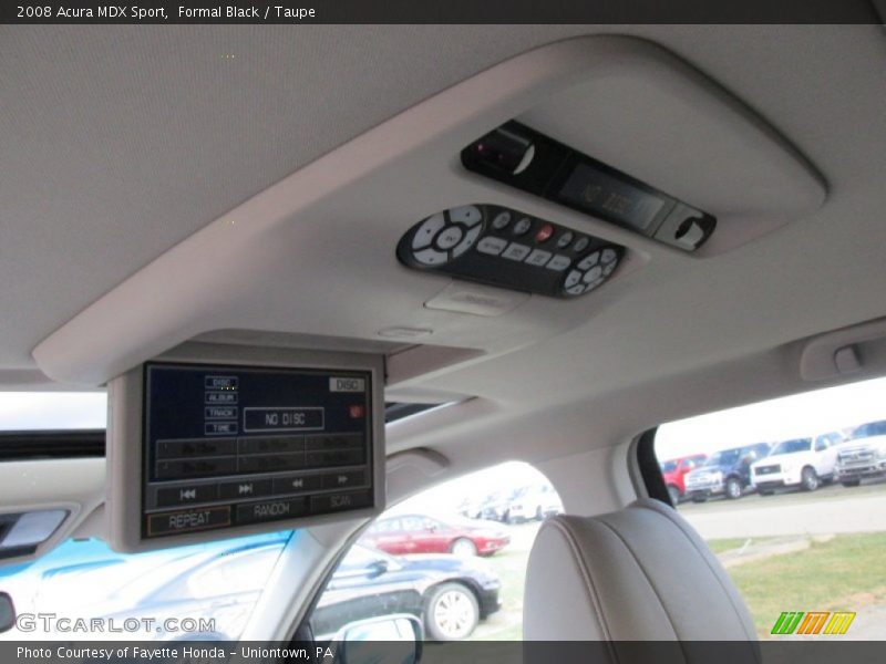 Formal Black / Taupe 2008 Acura MDX Sport