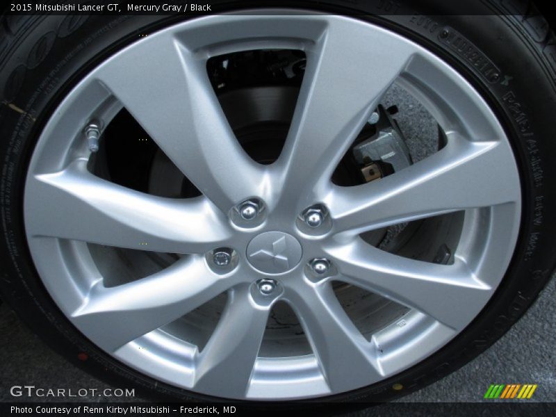 Mercury Gray / Black 2015 Mitsubishi Lancer GT