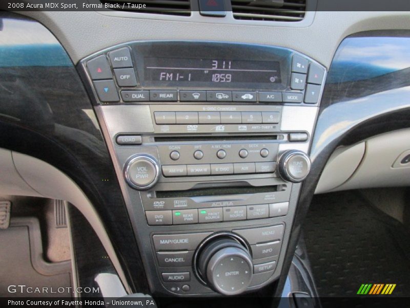 Formal Black / Taupe 2008 Acura MDX Sport