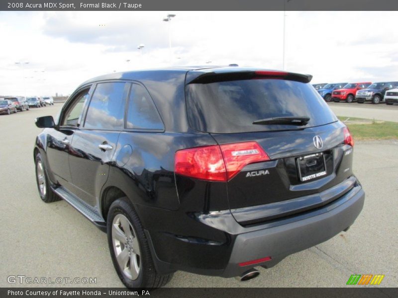 Formal Black / Taupe 2008 Acura MDX Sport