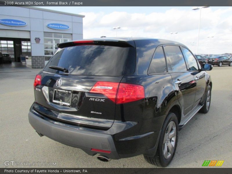 Formal Black / Taupe 2008 Acura MDX Sport