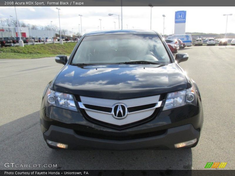Formal Black / Taupe 2008 Acura MDX Sport