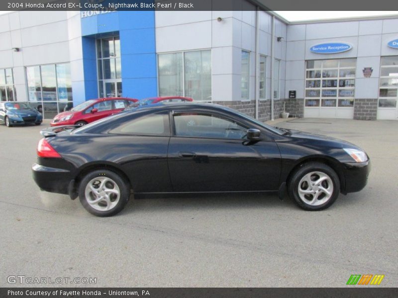Nighthawk Black Pearl / Black 2004 Honda Accord EX-L Coupe