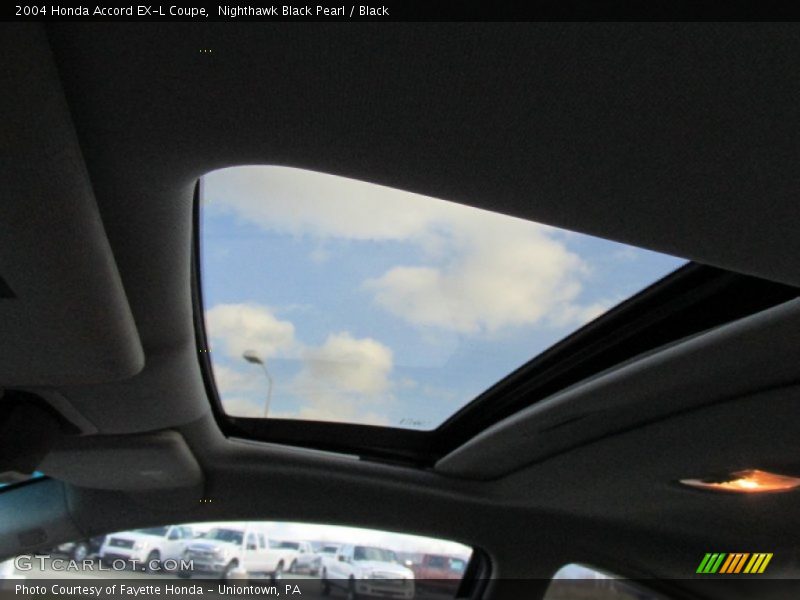 Nighthawk Black Pearl / Black 2004 Honda Accord EX-L Coupe