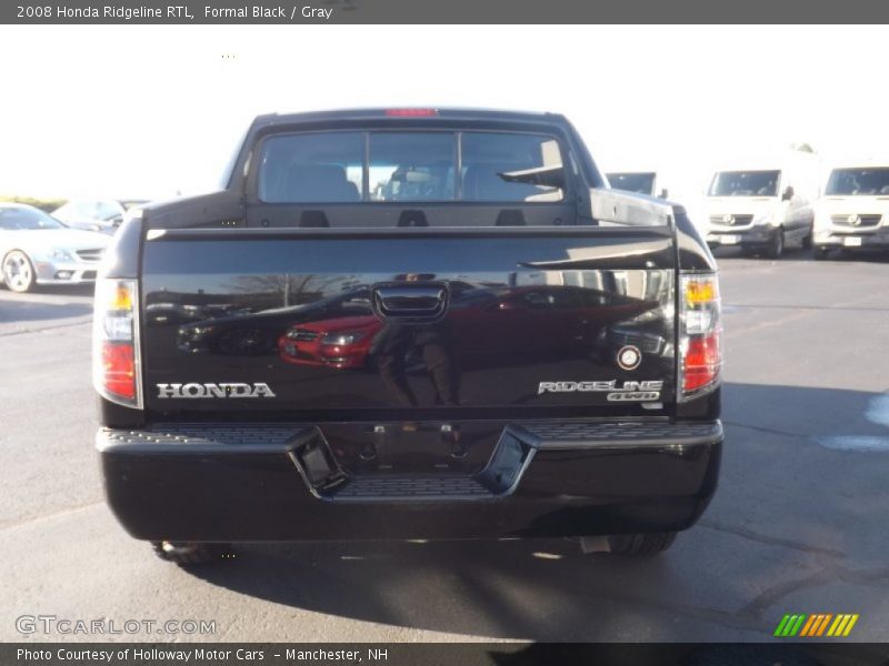 Formal Black / Gray 2008 Honda Ridgeline RTL
