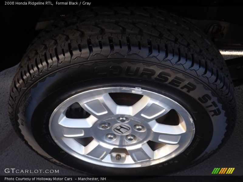 Formal Black / Gray 2008 Honda Ridgeline RTL