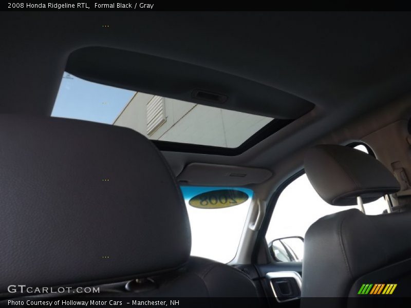 Formal Black / Gray 2008 Honda Ridgeline RTL