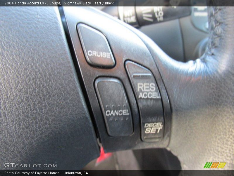 Nighthawk Black Pearl / Black 2004 Honda Accord EX-L Coupe