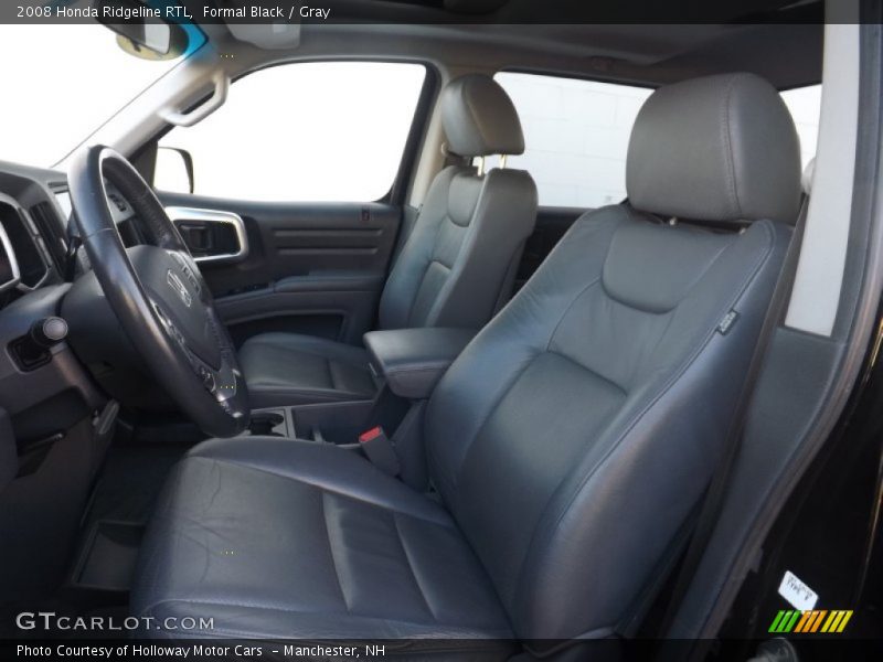 Formal Black / Gray 2008 Honda Ridgeline RTL