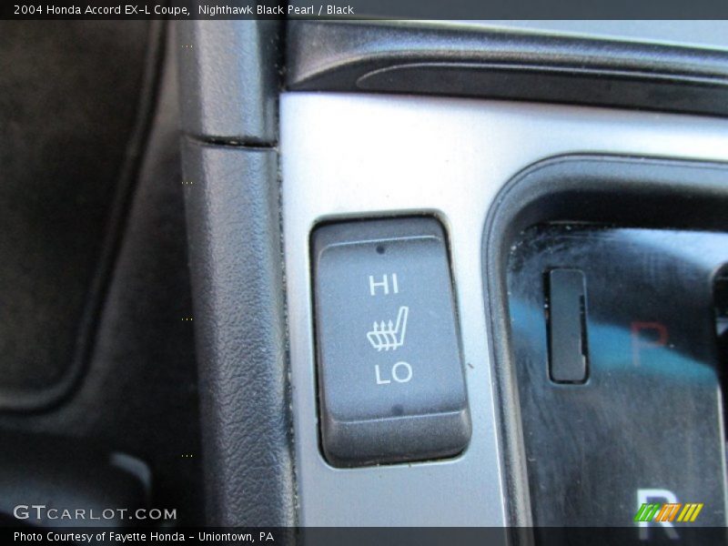 Nighthawk Black Pearl / Black 2004 Honda Accord EX-L Coupe