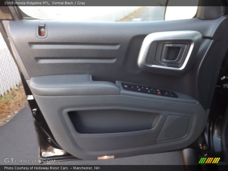 Formal Black / Gray 2008 Honda Ridgeline RTL