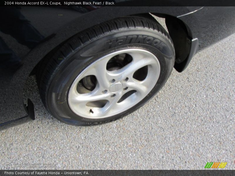 Nighthawk Black Pearl / Black 2004 Honda Accord EX-L Coupe