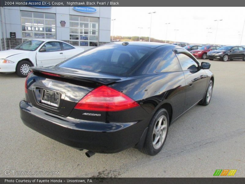 Nighthawk Black Pearl / Black 2004 Honda Accord EX-L Coupe