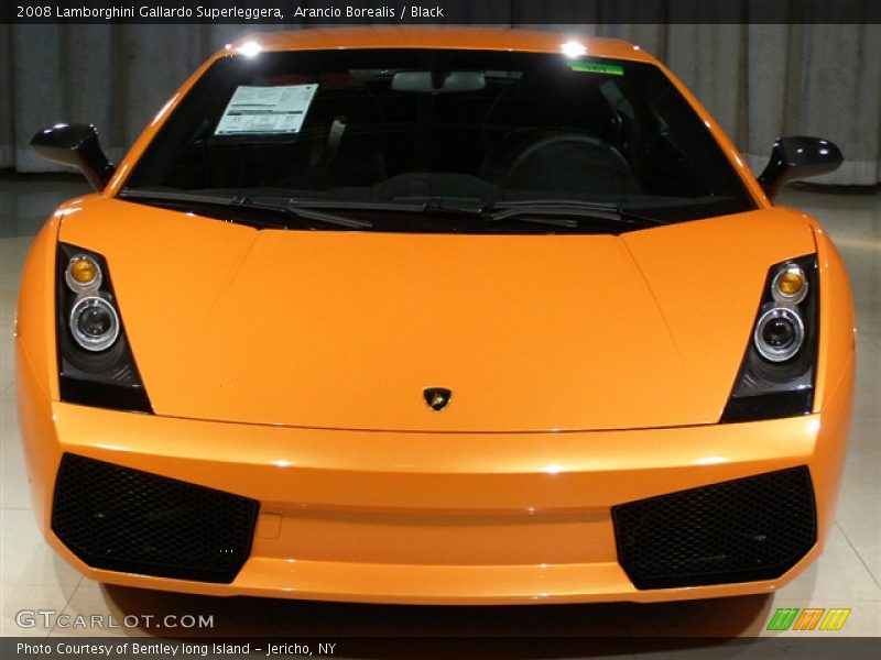 Arancio Borealis / Black 2008 Lamborghini Gallardo Superleggera
