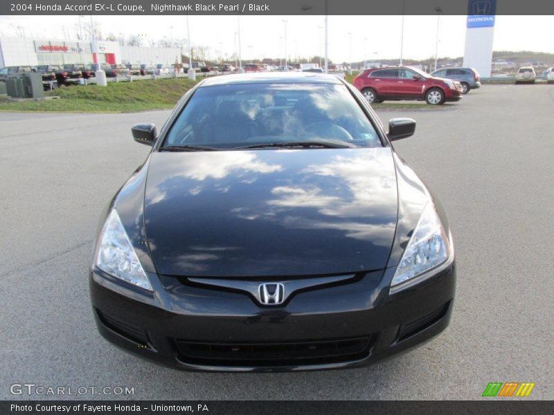 Nighthawk Black Pearl / Black 2004 Honda Accord EX-L Coupe