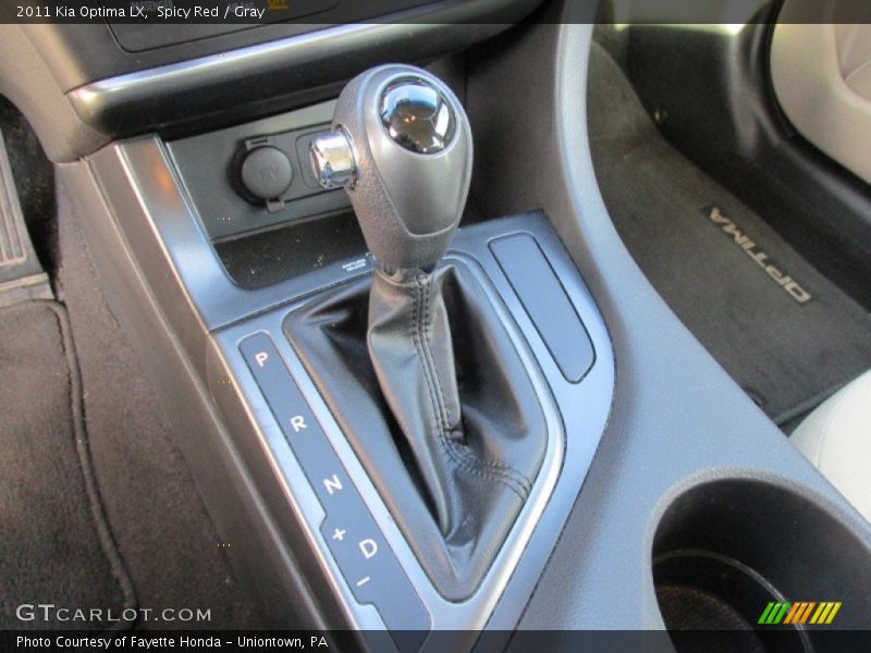 Spicy Red / Gray 2011 Kia Optima LX
