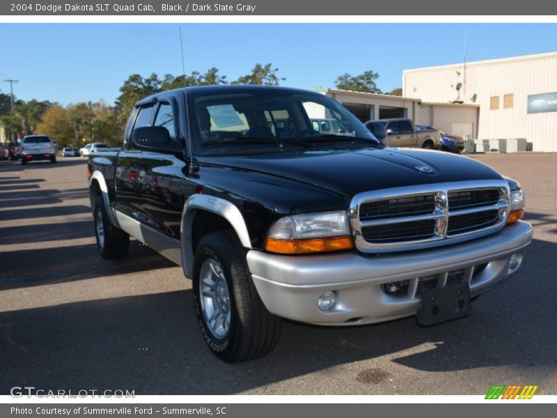 Black / Dark Slate Gray 2004 Dodge Dakota SLT Quad Cab