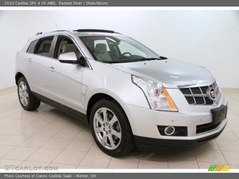 Radiant Silver / Shale/Ebony 2010 Cadillac SRX 4 V6 AWD