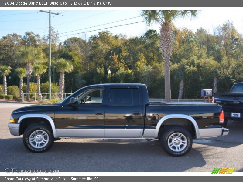 Black / Dark Slate Gray 2004 Dodge Dakota SLT Quad Cab