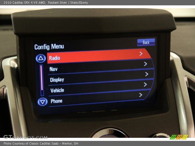 Radiant Silver / Shale/Ebony 2010 Cadillac SRX 4 V6 AWD