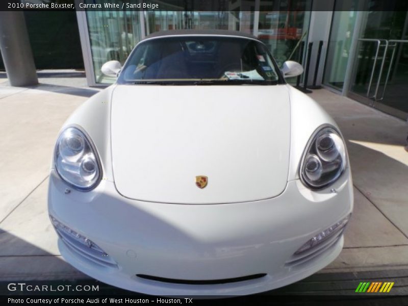 Carrara White / Sand Beige 2010 Porsche Boxster