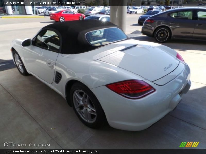 Carrara White / Sand Beige 2010 Porsche Boxster