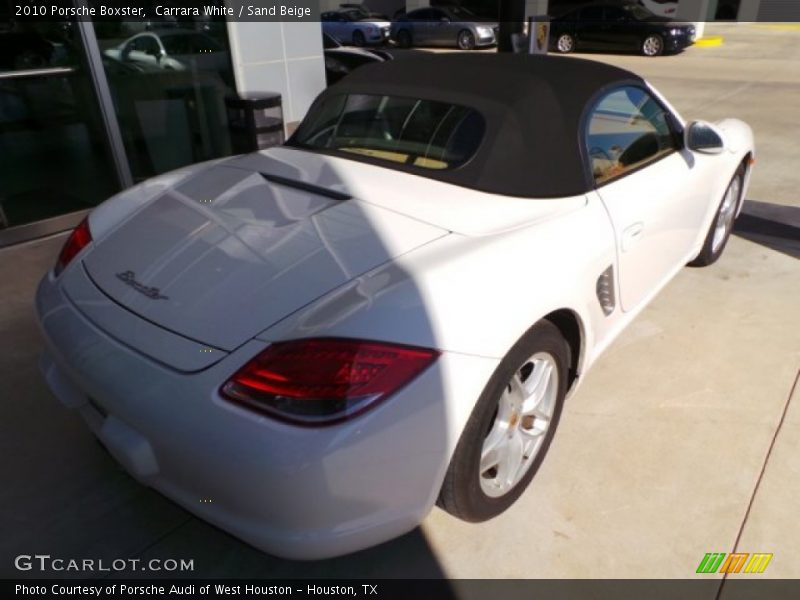 Carrara White / Sand Beige 2010 Porsche Boxster