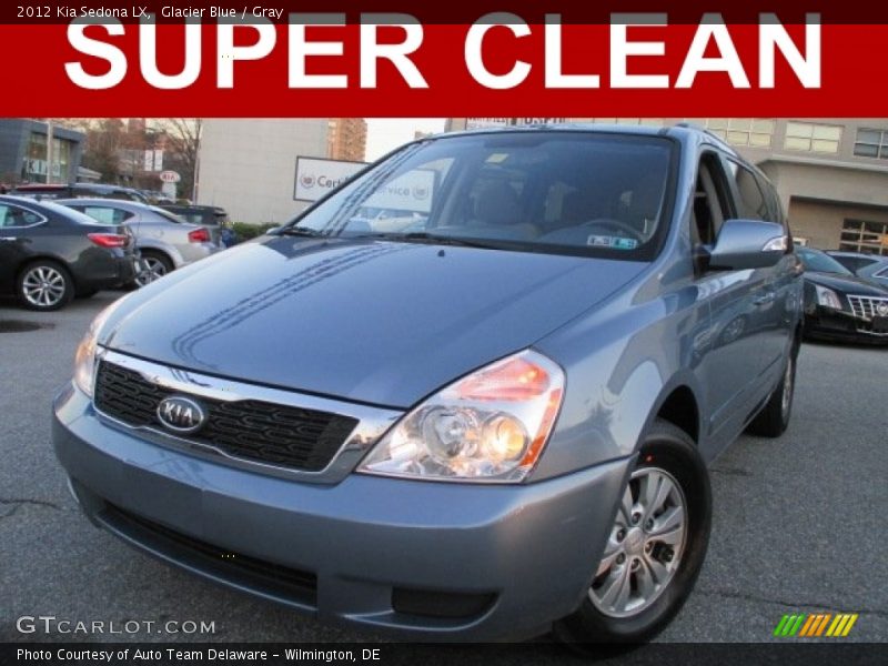 Glacier Blue / Gray 2012 Kia Sedona LX