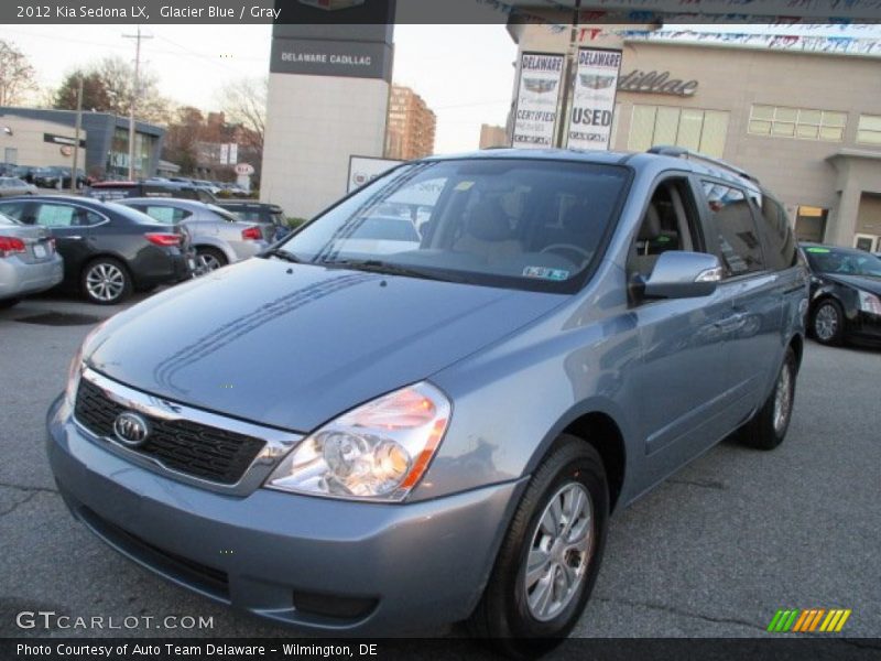 Glacier Blue / Gray 2012 Kia Sedona LX