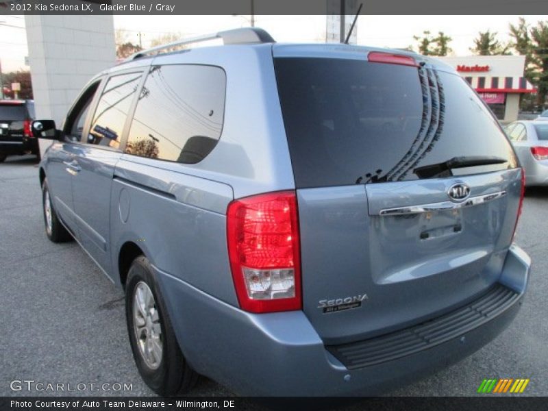 Glacier Blue / Gray 2012 Kia Sedona LX