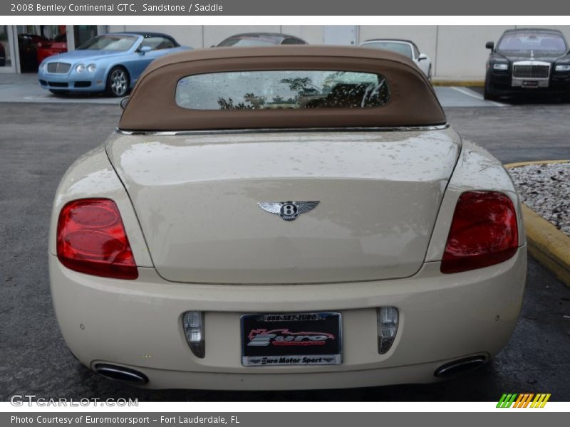 Sandstone / Saddle 2008 Bentley Continental GTC