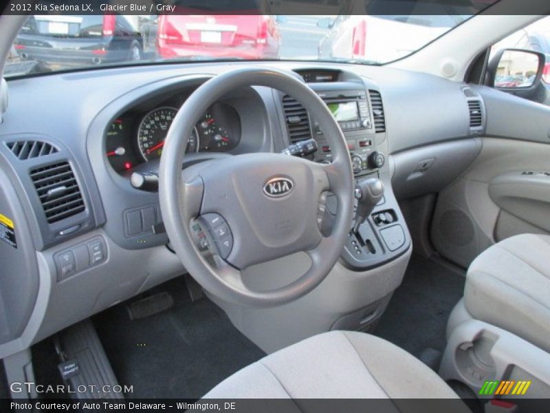 Glacier Blue / Gray 2012 Kia Sedona LX