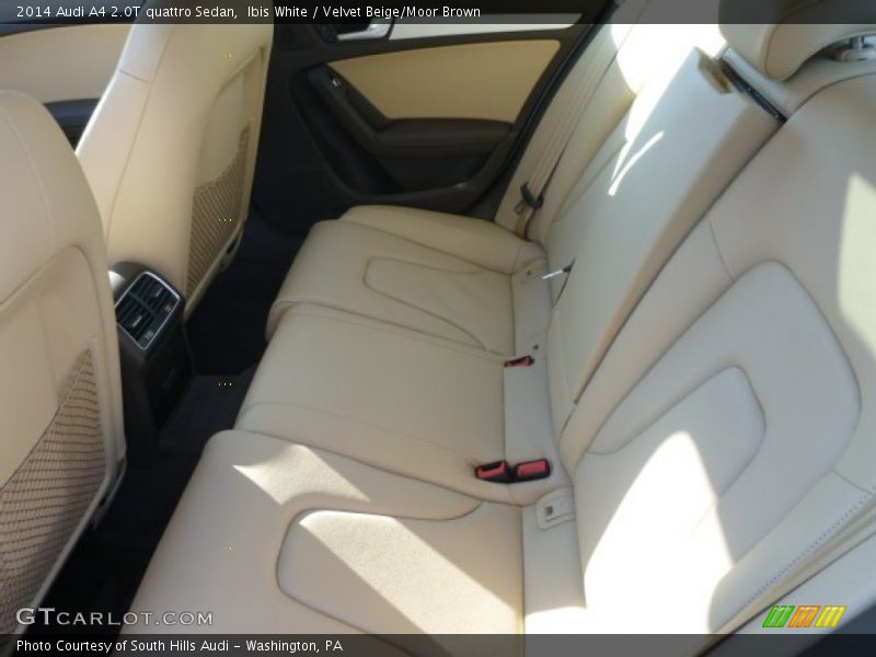 Ibis White / Velvet Beige/Moor Brown 2014 Audi A4 2.0T quattro Sedan