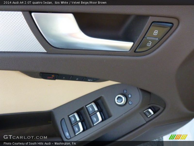 Ibis White / Velvet Beige/Moor Brown 2014 Audi A4 2.0T quattro Sedan