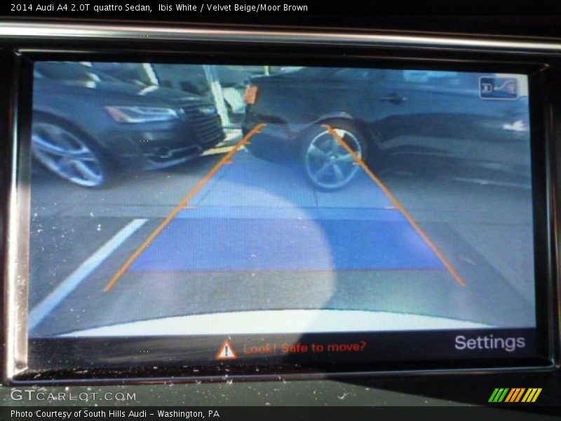 Ibis White / Velvet Beige/Moor Brown 2014 Audi A4 2.0T quattro Sedan