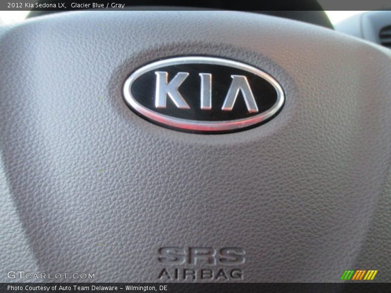 Glacier Blue / Gray 2012 Kia Sedona LX