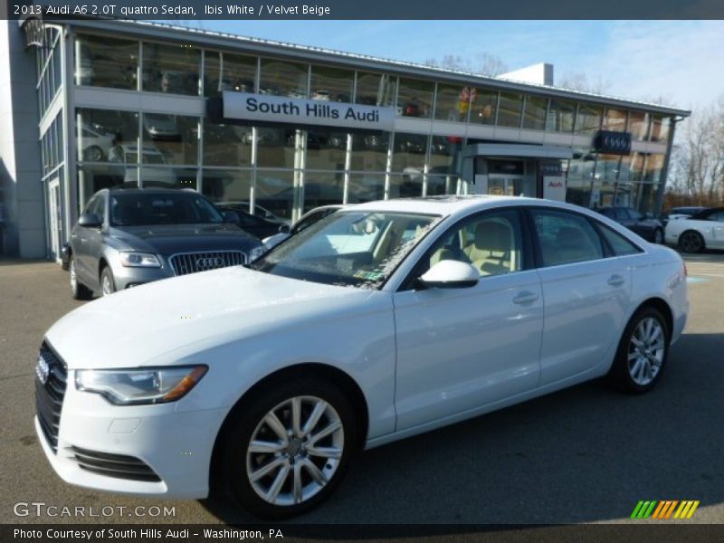 Ibis White / Velvet Beige 2013 Audi A6 2.0T quattro Sedan