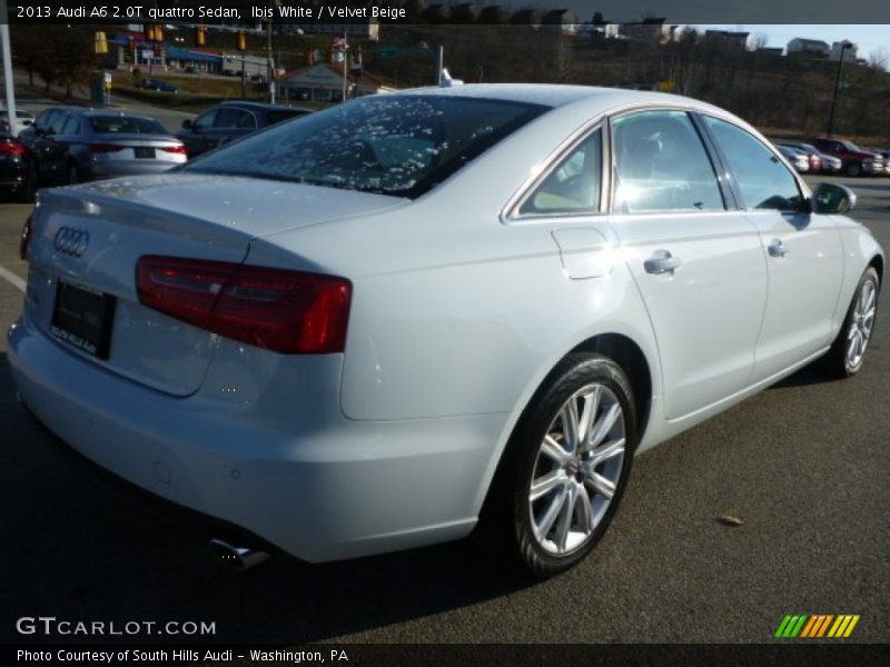 Ibis White / Velvet Beige 2013 Audi A6 2.0T quattro Sedan