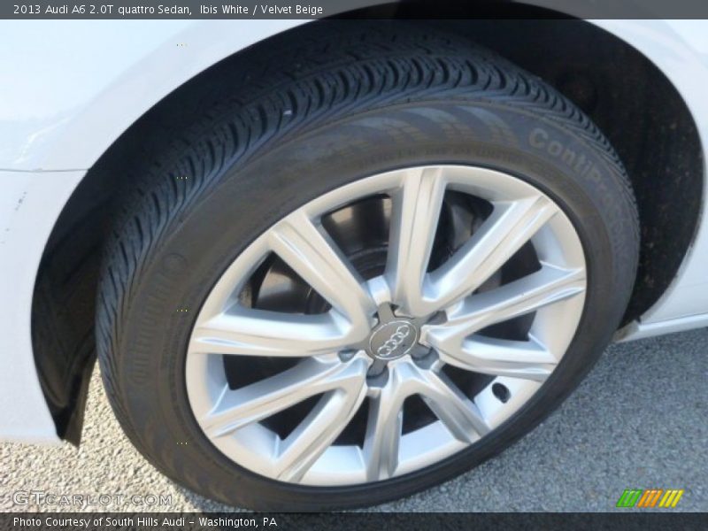 Ibis White / Velvet Beige 2013 Audi A6 2.0T quattro Sedan