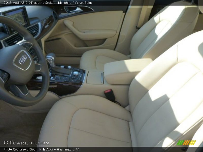 Ibis White / Velvet Beige 2013 Audi A6 2.0T quattro Sedan