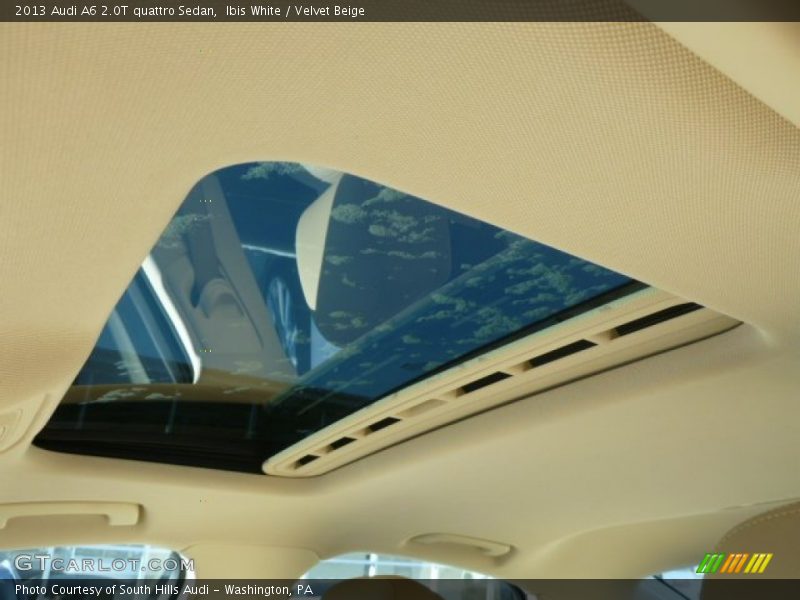 Ibis White / Velvet Beige 2013 Audi A6 2.0T quattro Sedan