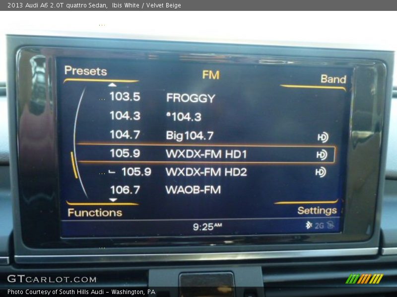 Ibis White / Velvet Beige 2013 Audi A6 2.0T quattro Sedan