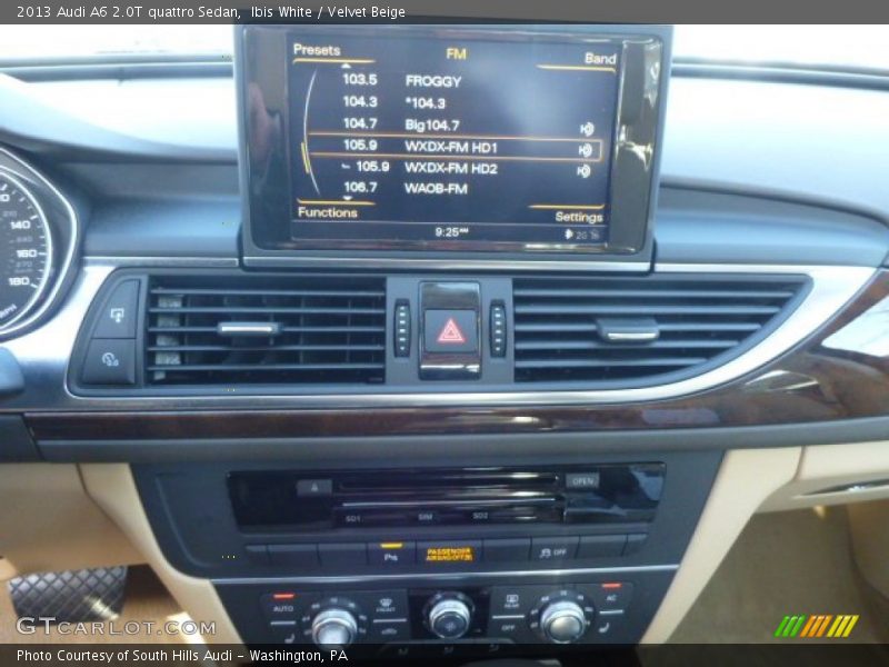 Ibis White / Velvet Beige 2013 Audi A6 2.0T quattro Sedan